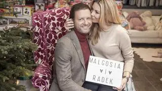Świąteczna sesja Małgorzaty Rozenek-Majdan i Radosława Majdana