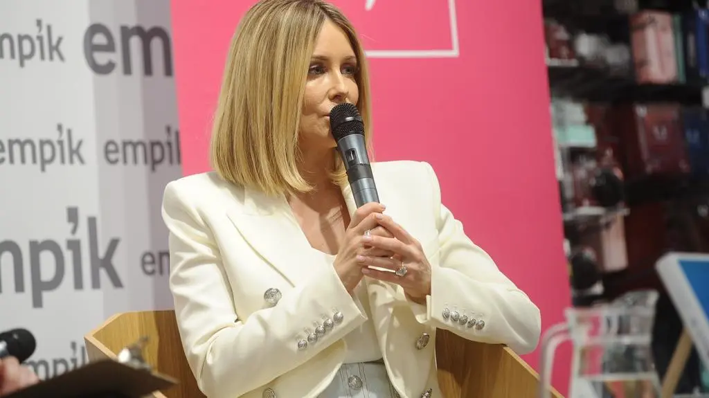Małgorzata Rozenek-Majdan na spotkaniu autorskim