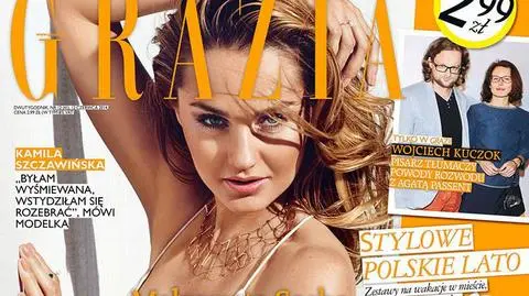 Małgorzata Socha na okładce magazynu GRAZIA