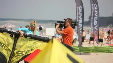 Marcelina Zawadzka stawia pierwsze kroki w kiteboardingu!