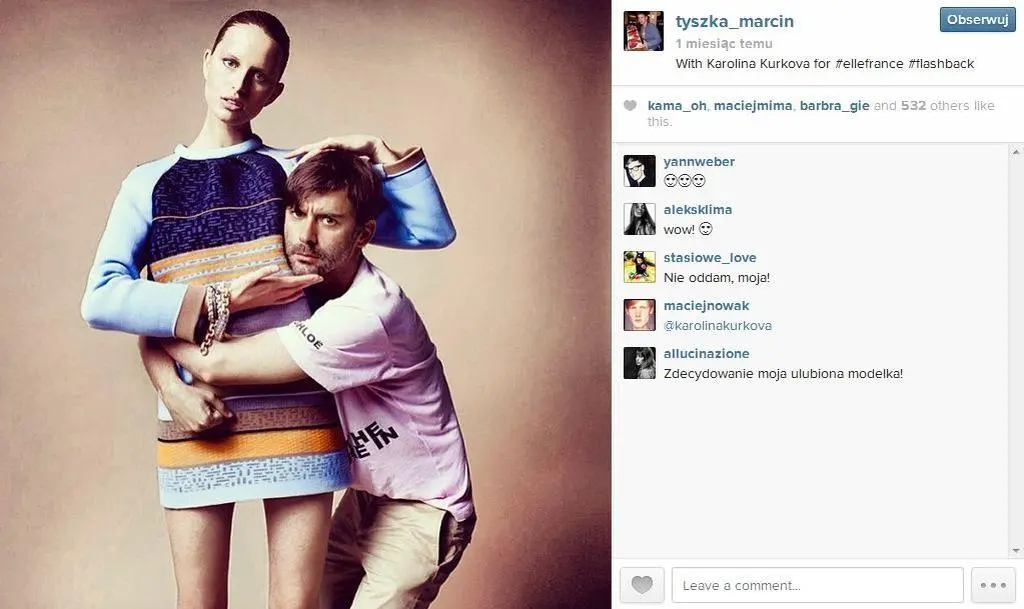 Marcin Tyszka i Karolina Kurkova