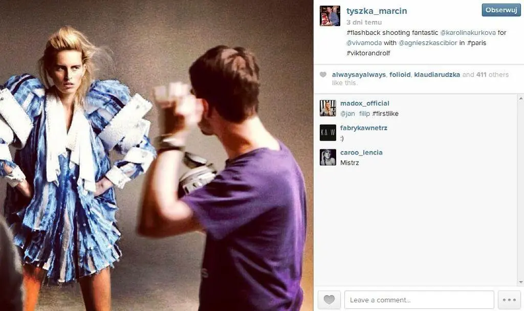 Marcin Tyszka i Karolina Kurkova