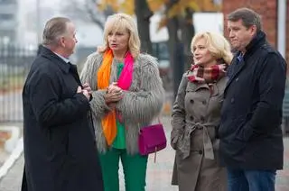 Marek i Stefan z żonami