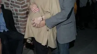 Marta Szulawiak z mężem