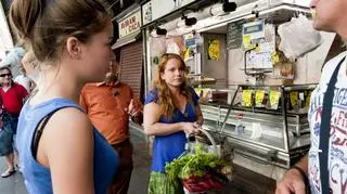 Na targu Targ La Boqueria…