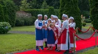 Zobacz jak powstawał elegancki lunch dla dyplomatów!