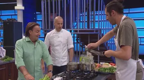 MasterChef: Wojciech Korfel i Michel Moran z Marco