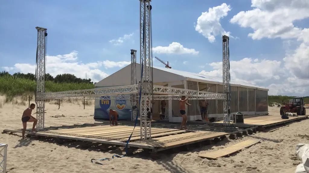 Miasteczko "Projektu Plaża" w Świnoujściu