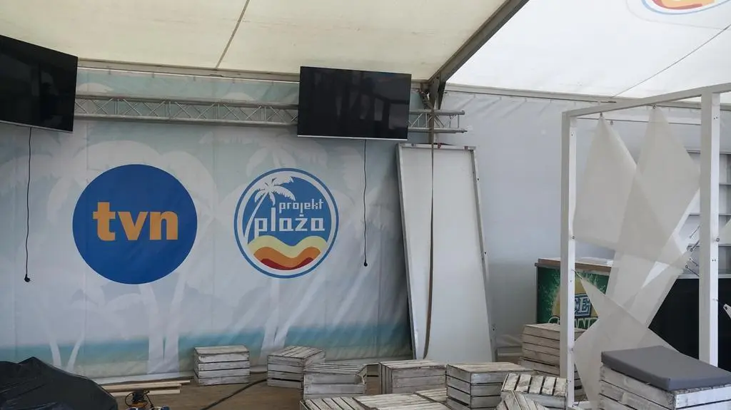 Miasteczko "Projektu Plaża" w Świnoujściu