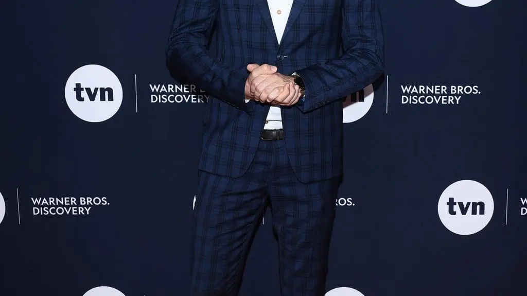 Michał Mikołajczak podczas prezentacji jesiennej oferty programowej Warner Bros Discovery