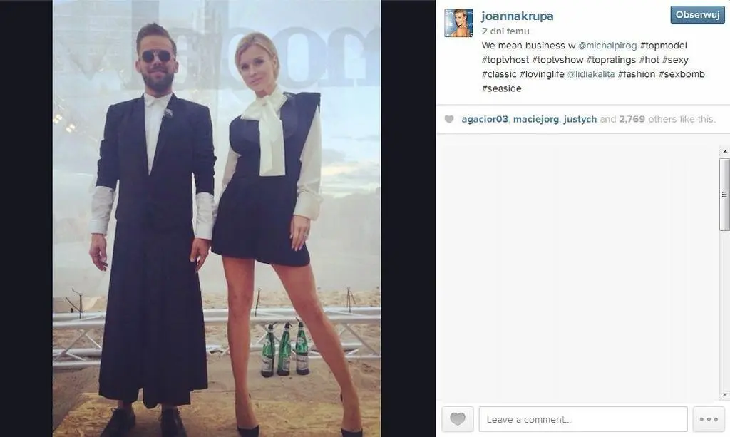 Michał Piróg i Joanna Krupa