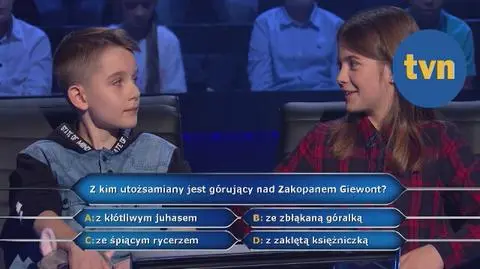 MIKOŁAJKOWY ODCINEK Milionerów PRZED EMISJĄ W TV: Ciekawostka o zakopiańskim Giewoncie