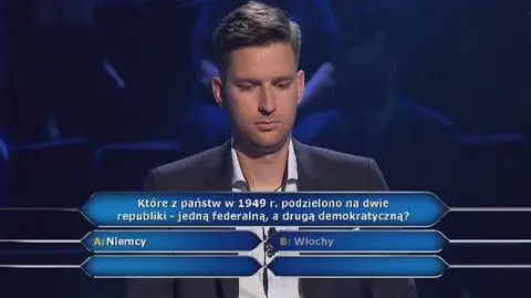 Milionerzy: Bartek radzi sobie świetnie i ma już tysiąc!