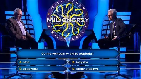 Milionerzy: Co nie wchodzi w skład popłodu?