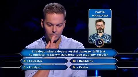 Milionerzy: Emil grał o 250 tysięcy, jednak wolał nie ryzykować