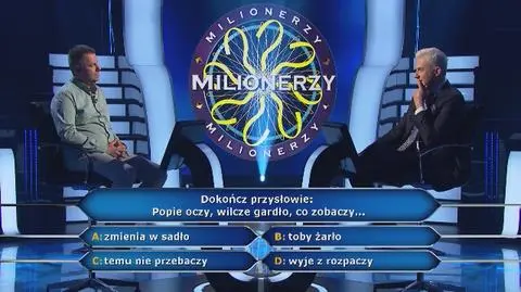 Milionerzy: Jedno przysłowie, dwa koła ratunkowe