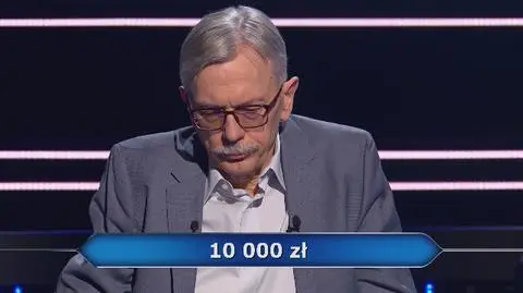 Milionerzy: Jerzy ma 10 tysięcy