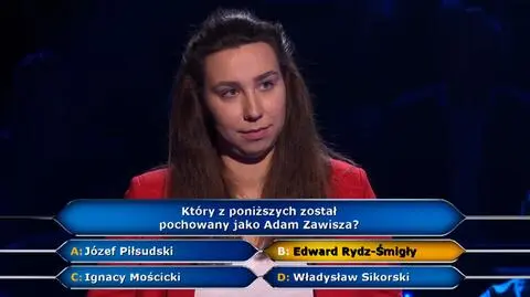 Milionerzy: Joanna w pięknym stylu doszła do 75 tysięcy