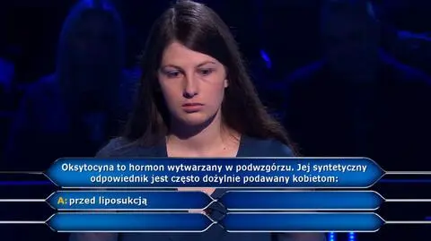 Milionerzy: Klaudia idzie dalej z 2 tysiącami na koncie