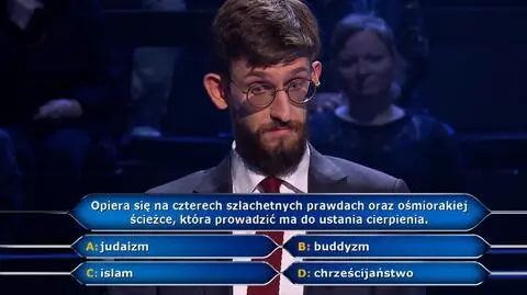 Milionerzy: Michał nie zdążył się rozpędzić, ale pierwsze pytanie za nim