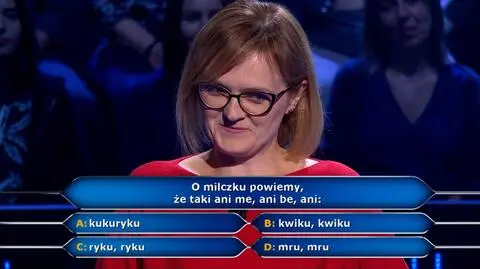 Milionerzy PRZED EMISJĄ W TV: Ani be, ani me, ani