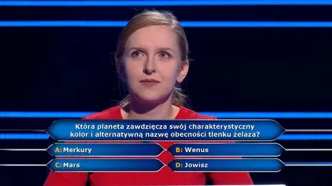 Milionerzy PRZED EMISJĄ W TV: Ania musi wziąć koło przy pytaniu o kolory planet