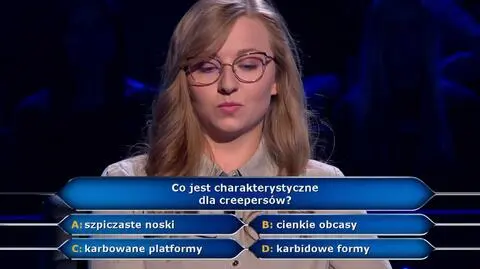 Milionerzy PRZED EMISJĄ W TV: Czy Paulina poradzi sobie z pytaniem o creepersy?