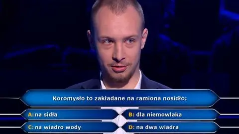 Milionerzy PRZED EMISJĄ W TV: Czym jest koromysło?