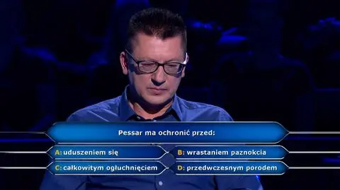 Milionerzy PRZED EMISJĄ W TV: Czym jest pessar?