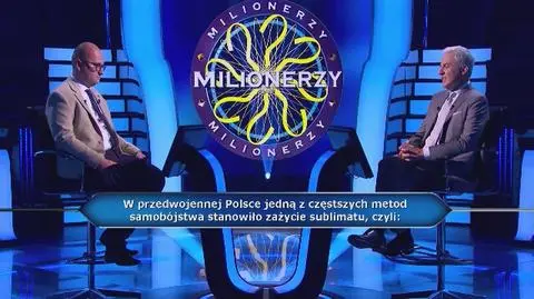 Milionerzy PRZED EMISJĄ W TV: Czym jest sublimat? Radek musi poprosić o pomoc