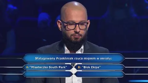 Milionerzy PRZED EMISJĄ W TV: Dawid wykorzystuje drugie koło przy pytaniu o bajki