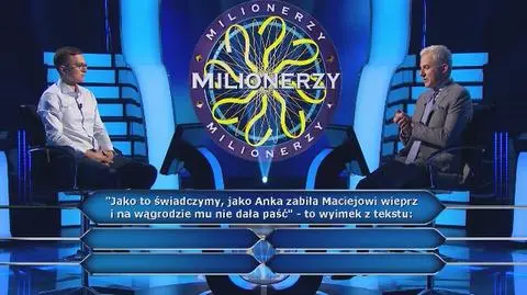 Milionerzy PRZED EMISJĄ W TV: Filip już chciał zaznaczyć, ale