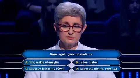 Milionerzy PRZED EMISJĄ W TV: Ganc i ganc, czyli jeden diabeł?