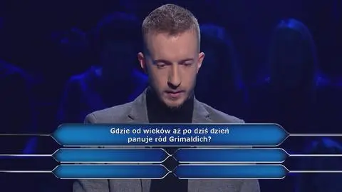 Milionerzy PRZED EMISJĄ W TV: Gdzie panuje ród Grimaldich?