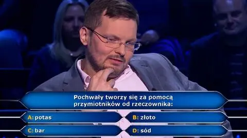 Milionerzy PRZED EMISJĄ W TV: Jakim przymiotnikiem można kogoś pochwalić?