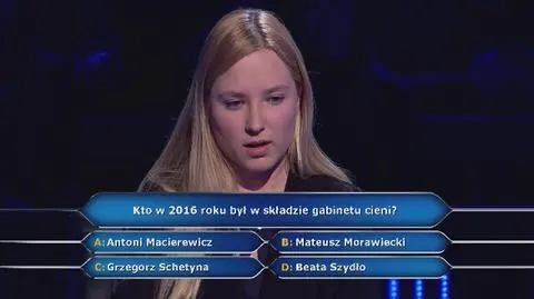 Milionerzy PRZED EMISJĄ W TV: Kto był w składzie gabinetu cieni?