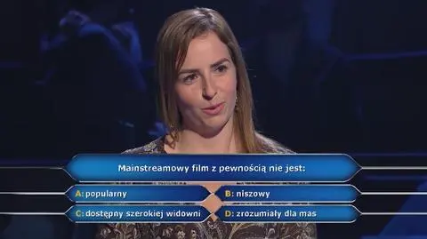 Milionerzy PRZED EMISJĄ W TV: Mainstreamowy film