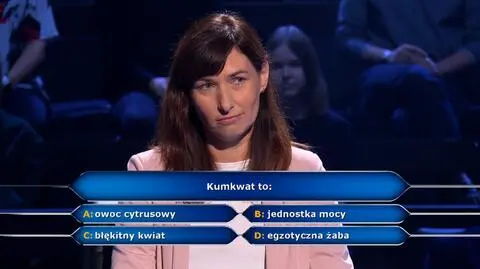 Milionerzy PRZED EMISJĄ W TV: Na początek - kumkwat