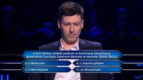 Milionerzy PRZED EMISJĄ W TV: Na początek pytanie o skoki narciarskie