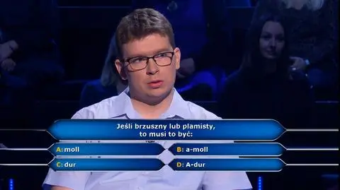 Milionerzy PRZED EMISJĄ W TV: Plamisty lub brzuszny?