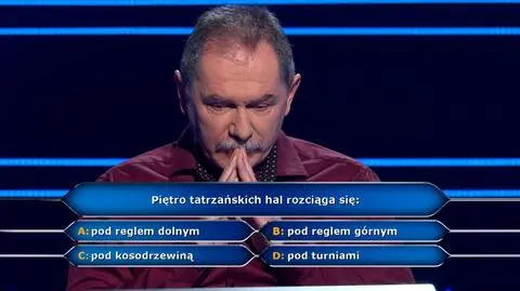 Milionerzy PRZED EMISJĄ W TV: Pytanie o hale, bynajmniej nie sportowe