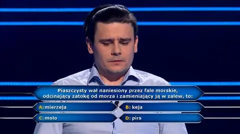 Milionerzy PRZED EMISJĄ W TV: Pytanie z geografii wymaga koła ratunkowego