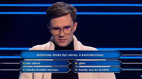 Milionerzy PRZED EMISJĄ W TV: Pytanie ze sztuki na rozgrzewkę