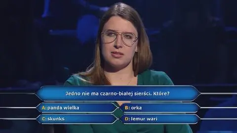 Milionerzy PRZED EMISJĄ W TV: Zwierzę bez czarno-białej sierści?