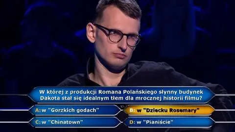 Milionerzy: Tomek nie znał odpowiedzi, ale sam siebie do niej przekonał