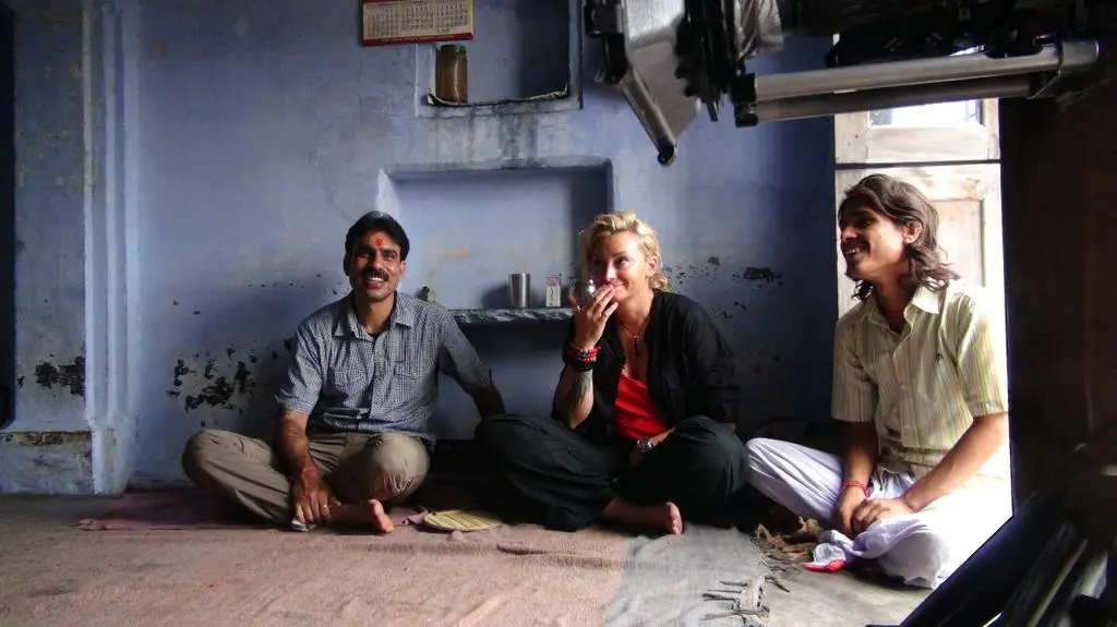 Na planie "Kobiety na Krańcu Świata" Indie, Varanasi.