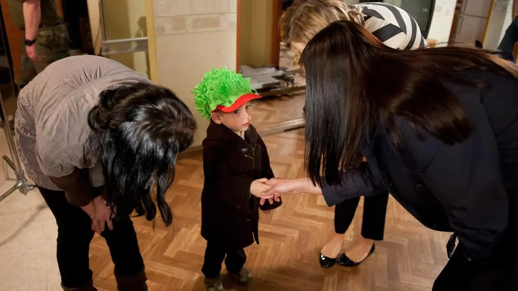 Na planie serialu "Na Wspólnej"