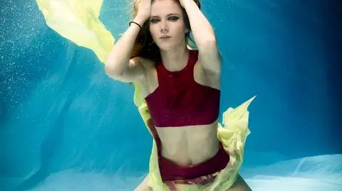 Podwodna sesja uczestniczek "Top Model"