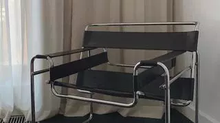 Nowoczesny fotel w mieszkaniu Mai Sablewskiej