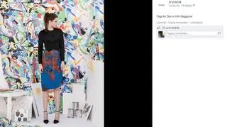 Olga dla Diora w "HIA Magazine"